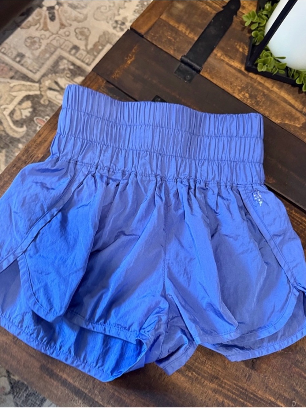 FP Movement by Free People Royal Blue High- Rise Athletic Shorts
